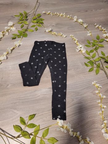Legging gris fille étoile kiabi 4 ans