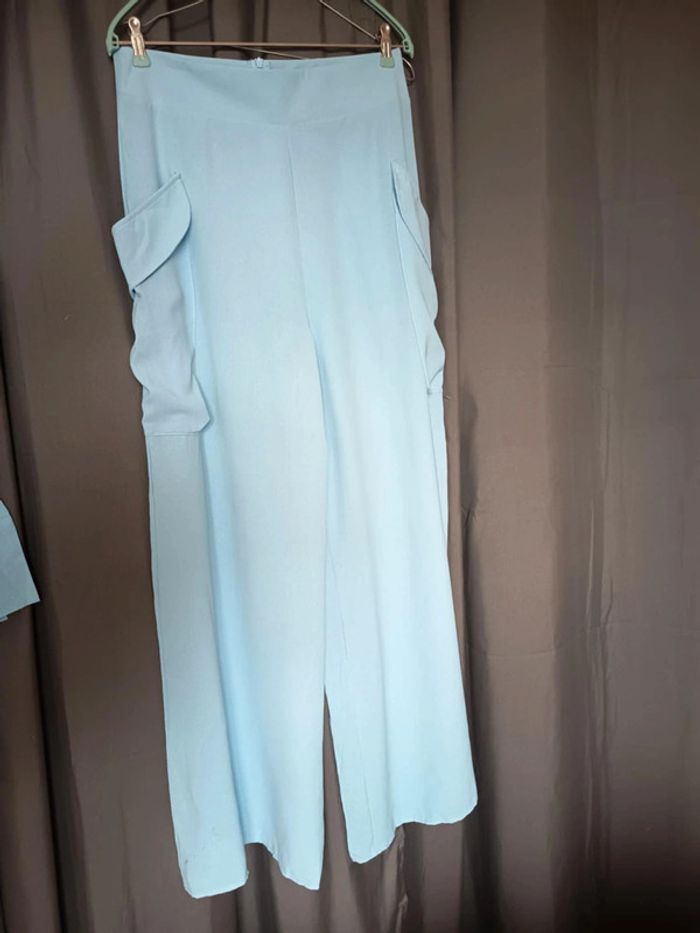 Ensemble crop top et pantalon très large. Marque X&Z. - photo numéro 6