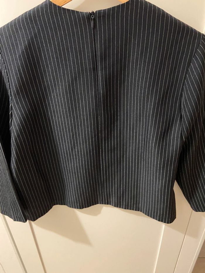 Jolie blouse marine rayée Monoprix 36 - photo numéro 3