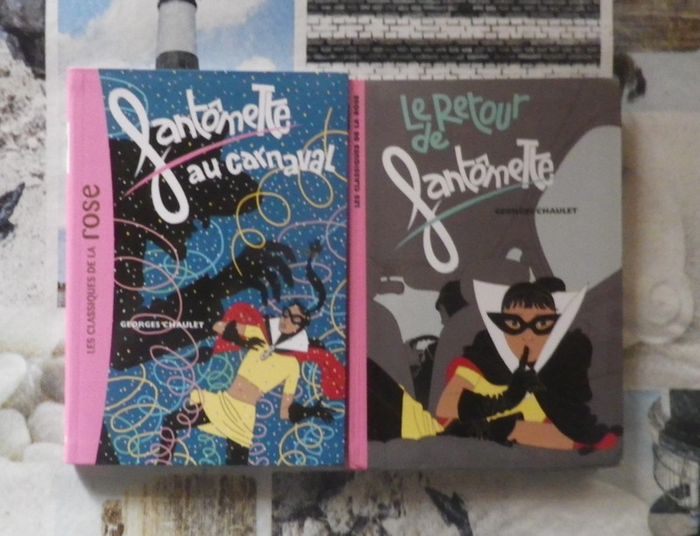 2 Fantomette (au carnaval et le retour de) Bibliothèque Rose Souple