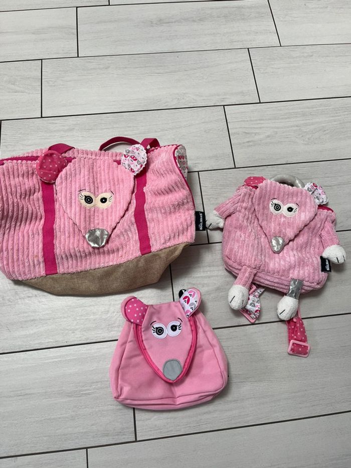 Lot sacs deglingos souricette