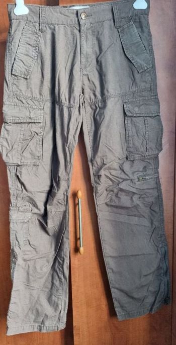 Pantalon style cargo multiples poches taille M