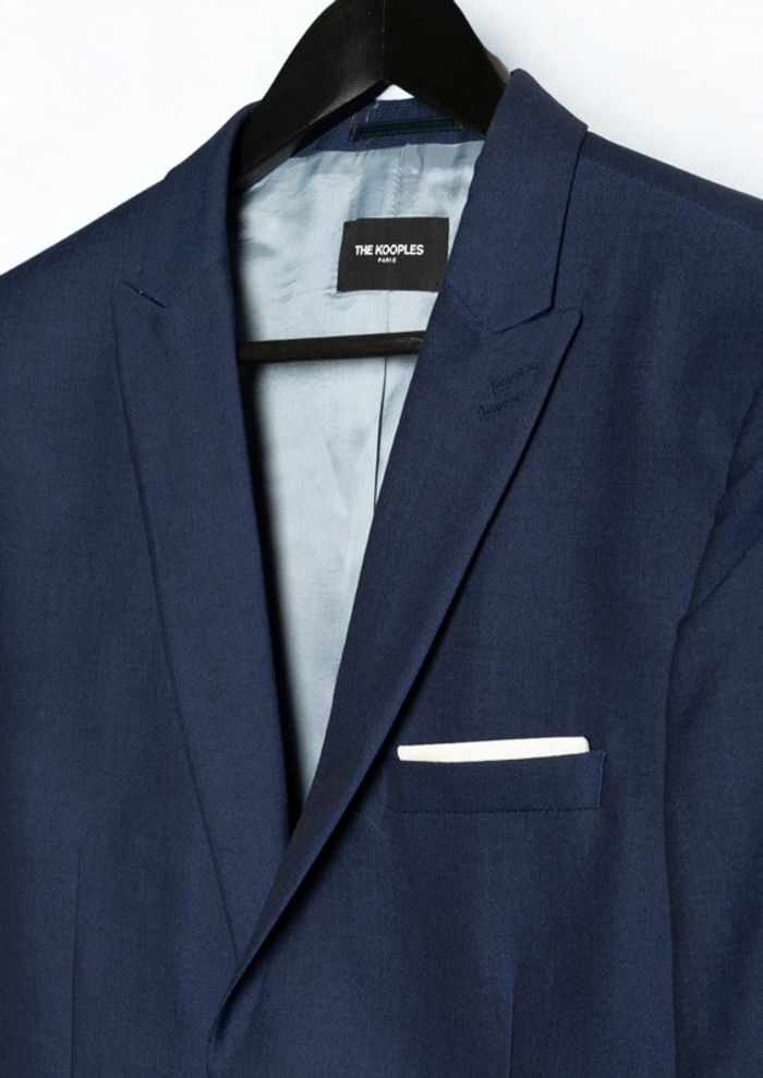 Veste blazer costume bleu marine • Blue navy suit blazer jacket The Kooples Taille 48 (M) - photo numéro 3