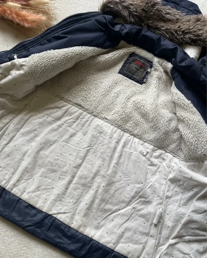 Manteau bleu marine à capuche 4 ans - Catimini - photo numéro 10