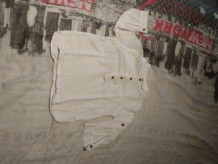 Tee shirt chemise blanc