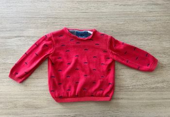 Pull rouge Zara 12 mois