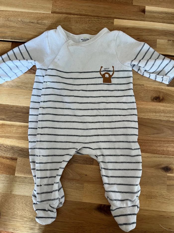 Pyjama tape à l’œil - 3 mois