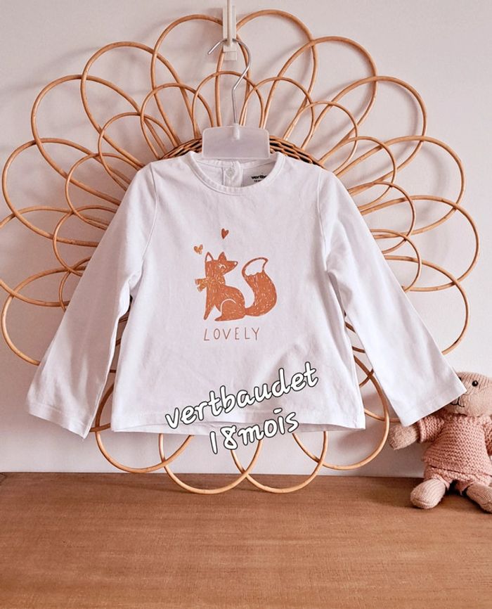 t-shirt vertbaudet 18mois👶