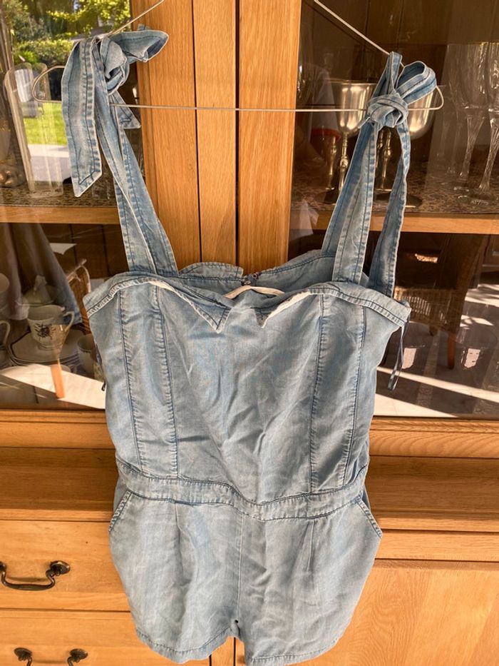 Combi short en jean Naf Naf
