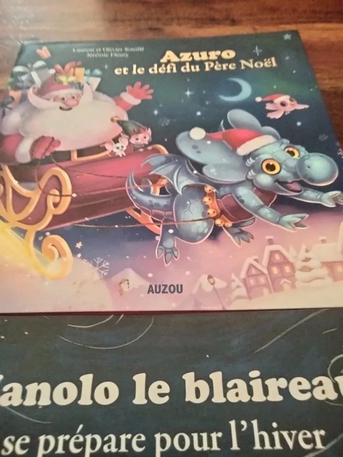 Lot de 2 livres mes p'tits albums azuro et Manolo le blaireau auzou - photo numéro 2