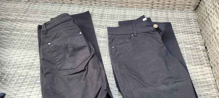 Lot de 2 pantalons Camaieu Zara noirs 36