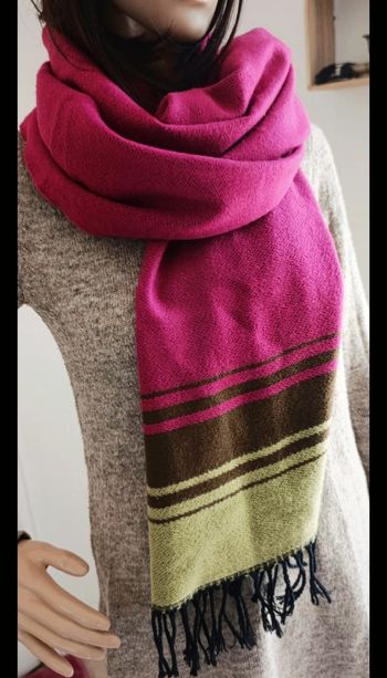 Écharpe femme fabriqué en France - laine