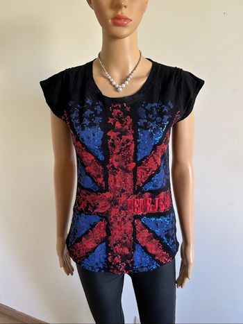 Teeshirt noir avec sequins Pepe Jeans taille XS bon état