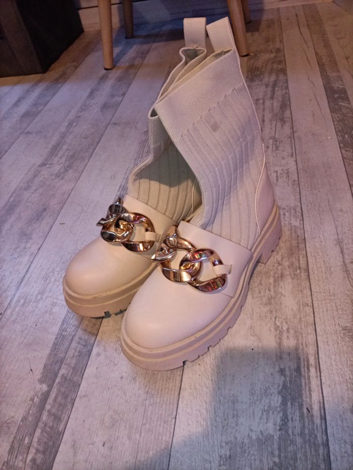 Bottines chaussettes femme - photo numéro 11