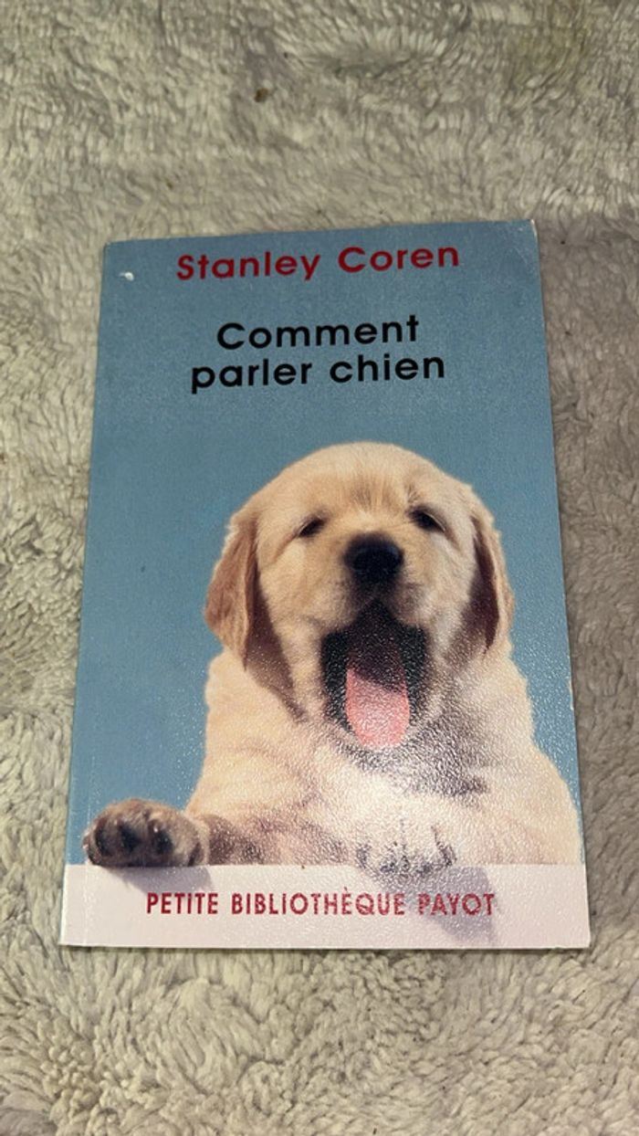 Livre comment parler chien