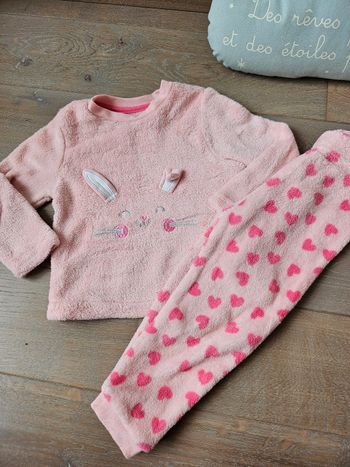 Pyjama polaire fille 24 mois