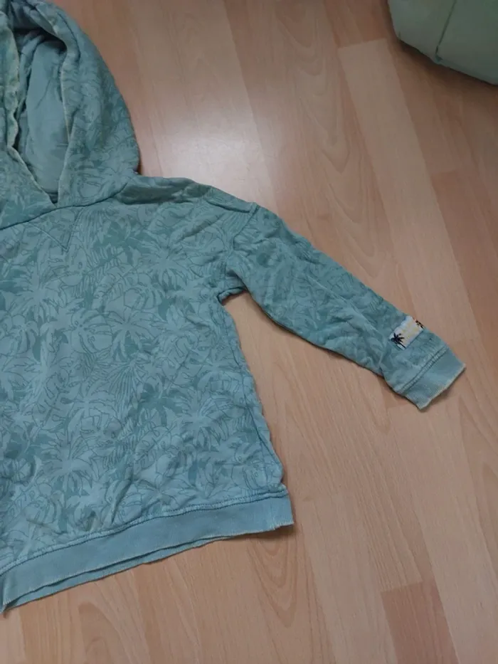 Sweat fin capuche effet used - photo numéro 3