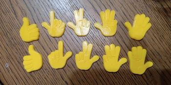 Main pour compter dénombrer