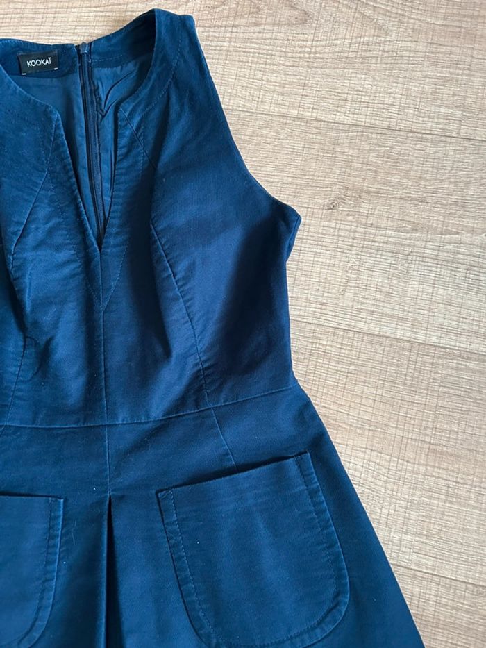 Robe bleue marine sans manches Kookai taille 36 TBE - photo numéro 14