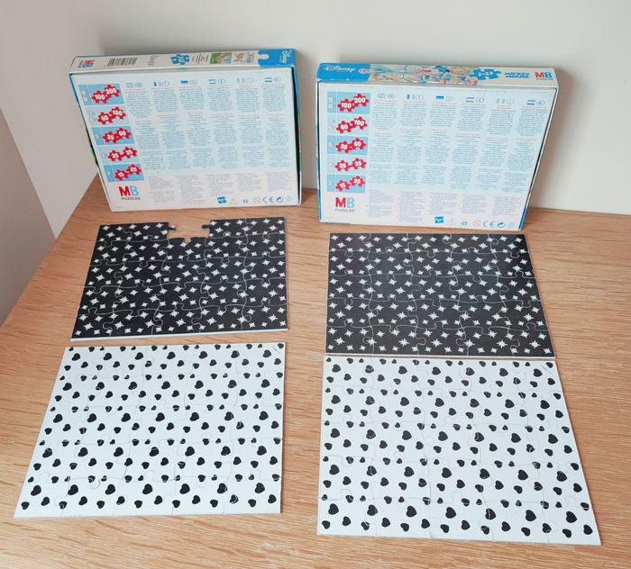 🦄 Lot de 2 x 2 puzzles Disney - 25 pièces - MB 🦄 - photo numéro 8