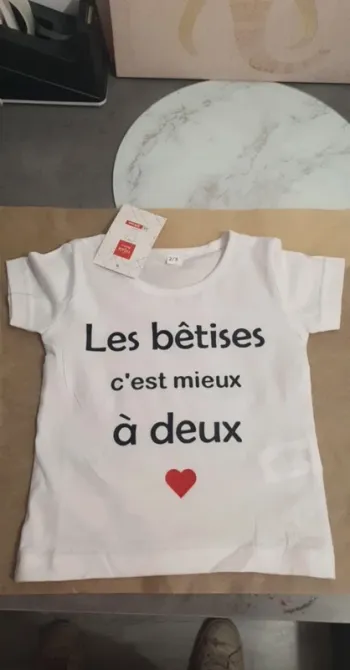 T-shirt annonces grossesse