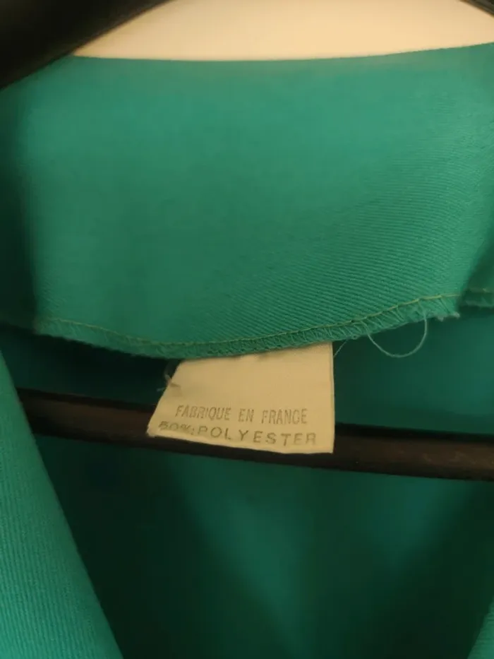 Robe verte vintage made in France - photo numéro 3