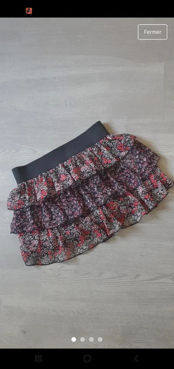 Jupe fleurie femme taille S