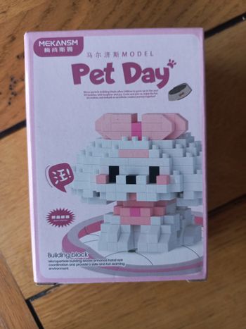 Construction chien mini brick block 