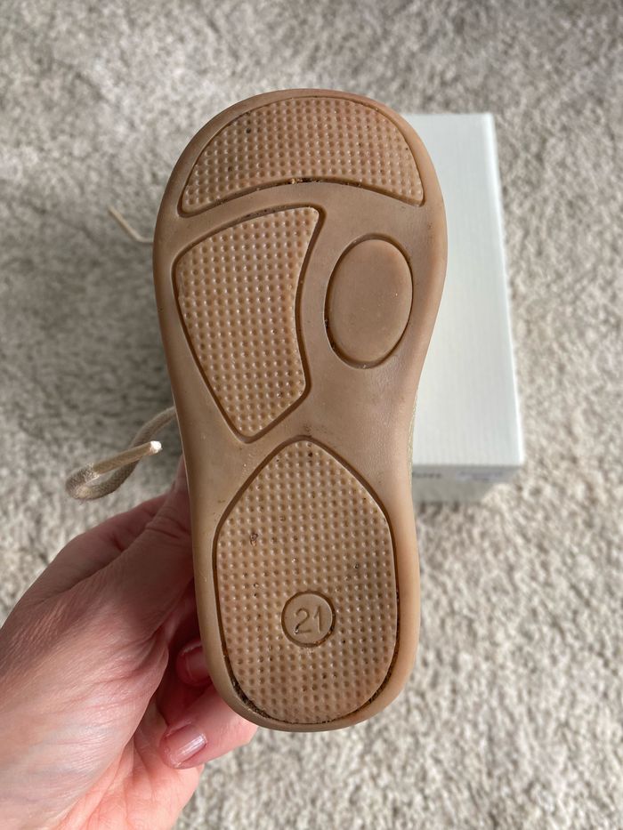 Chaussures cuir dorées - photo numéro 4