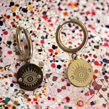 Boucles d'oreilles Œil Grec