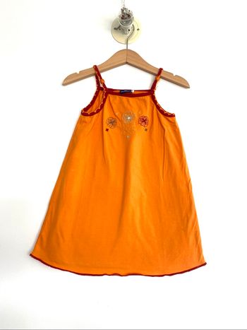 Robe à fines bretelles orange »Sergent Major »24 mois