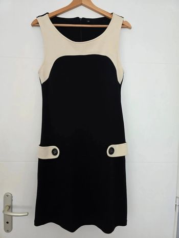 Robe bi color doublée