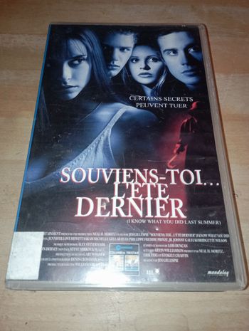 VHS souviens toi l'été dernier 