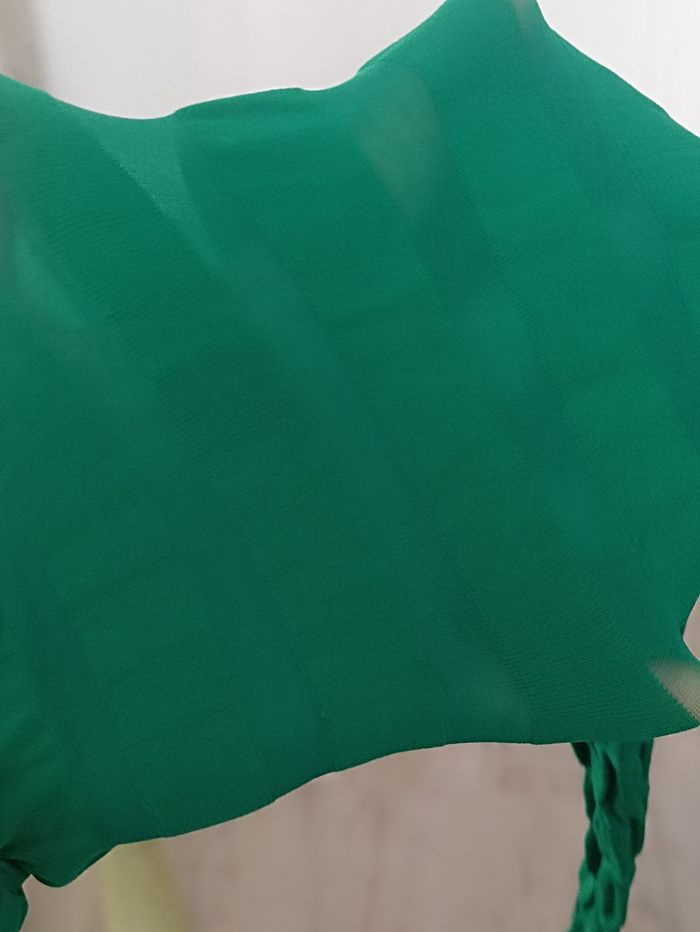 Collant rayé vert neuf - photo numéro 4