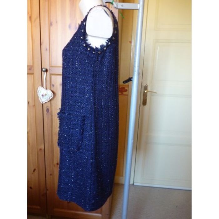 Suncoo - Robe bleue/dorée T40 - photo numéro 4