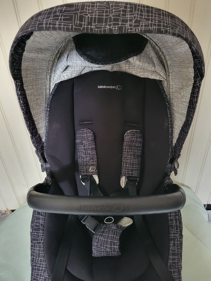 Hamac de poussette Mia de Bébé Confort Black Grid - photo numéro 3