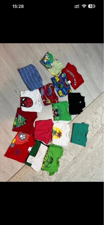 Lot de 15 t’shirts