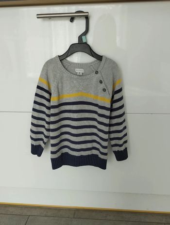 Pull rayé marinière