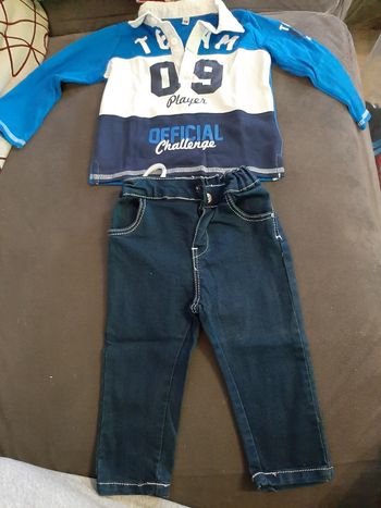 Ensemble 2 pièces neuf 12 mois