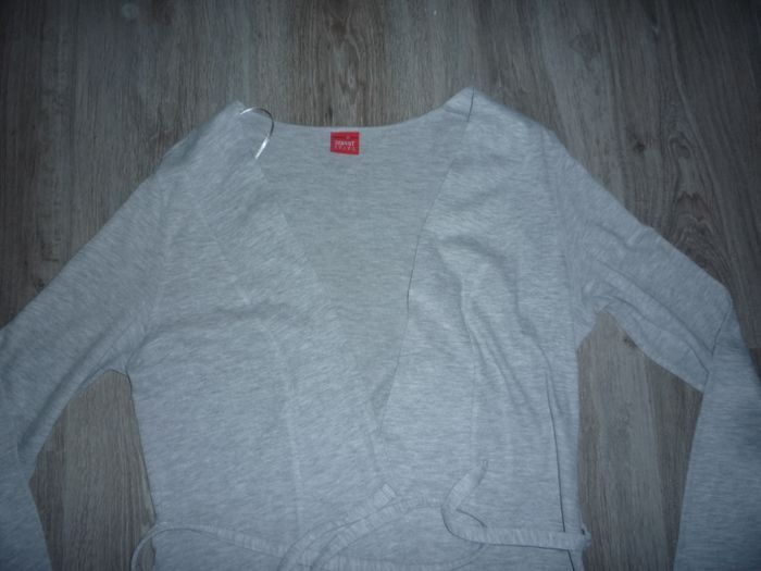 GILET FIN GRIS CLAIR "ESPRIT" - TAILLE XL - n°02 - photo numéro 2