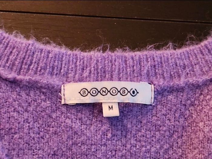 Pull violet Bonobo M TBE - photo numéro 4