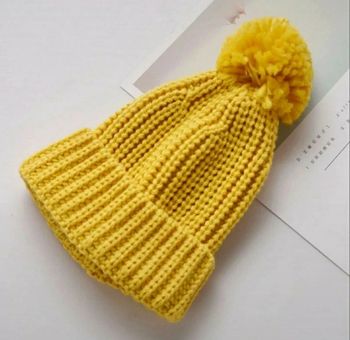 ⭐ Bonnet avec pompon TU unisexe ⭐