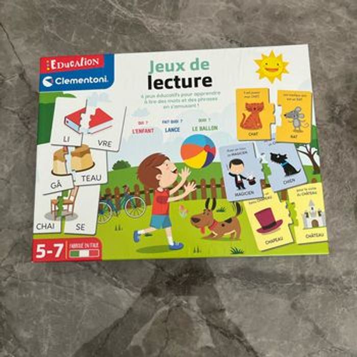 Jeux de lecture Clementoni 5-7 ans