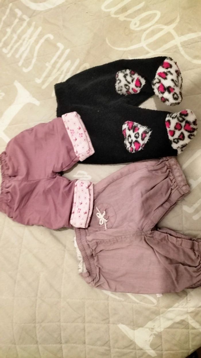 3 pantalons 1 mois