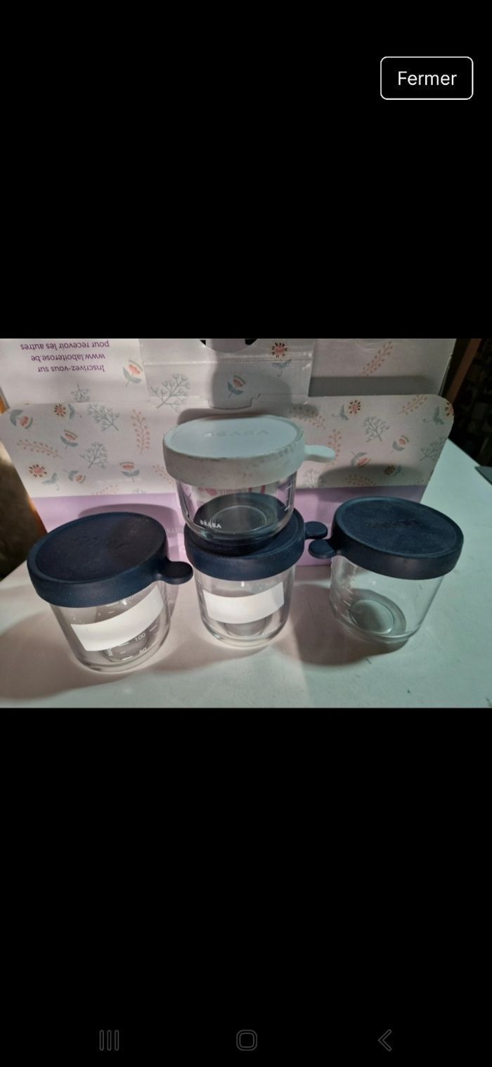 Bocaux en verre beaba