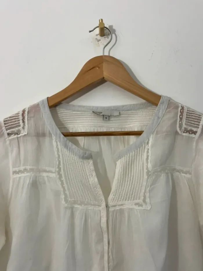 Blouse Maje blanche - photo numéro 4