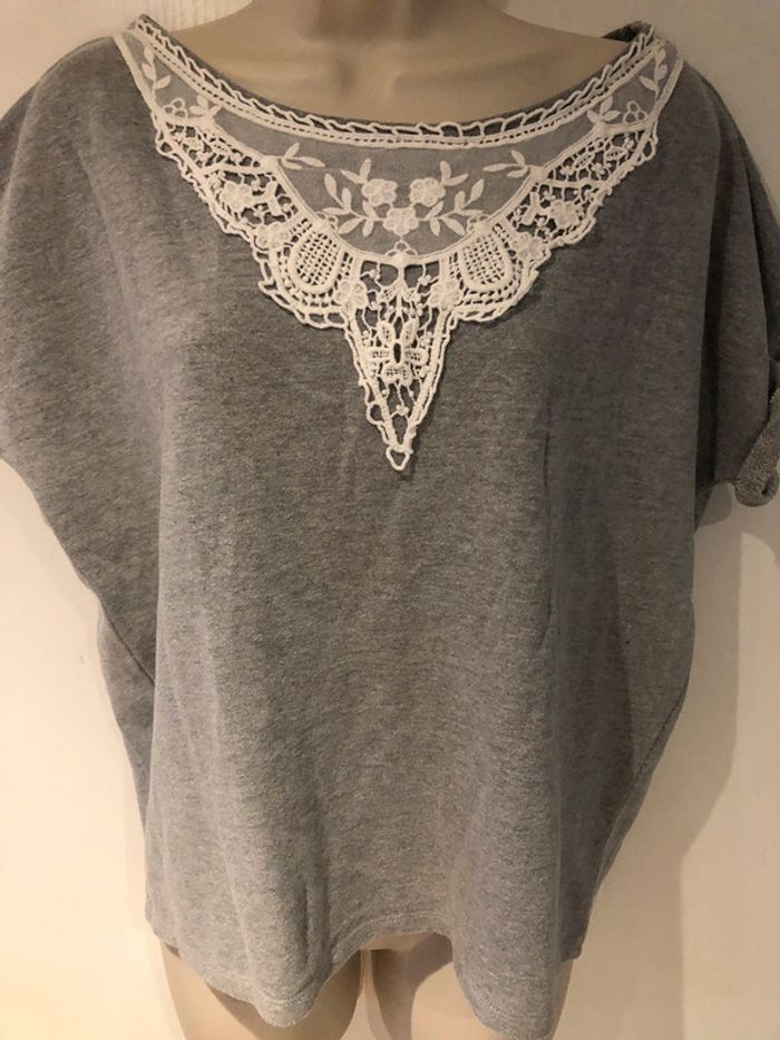 Sweat-shirt manches courtes active wear - photo numéro 14