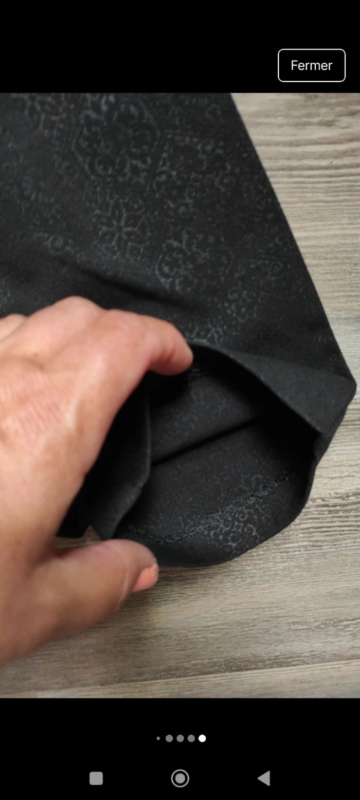 Pantalon noir avec motifs Camaïeu femme comme Neuf taille 38 - photo numéro 8