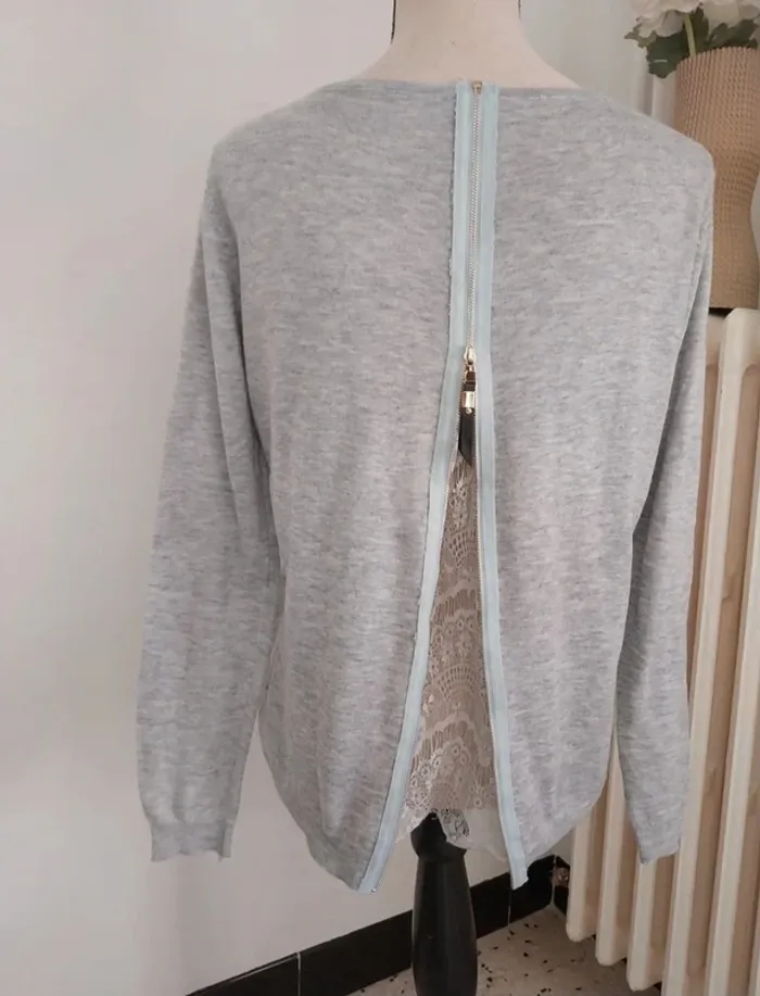 Pull T38 avec cachemire  " Vintage dressing " - photo numéro 3