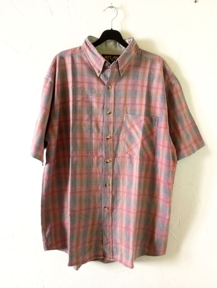 👨 Chemisette à carreaux, Atlas for Men, taille XL